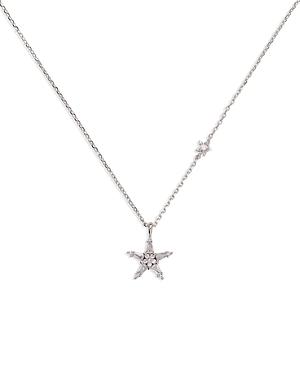 Kate Spade New York Starring Cubic Zirconia Mini Star Pendant Necklace, 16