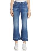 7 For All Mankind Ali Crop Flare Jeans In Sunrise