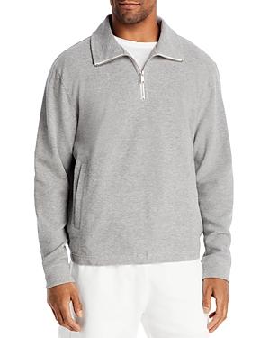 Theory Allons Quarter Zip Surf Terry Sweatshirt