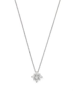 Roberto Coin 18k White Gold Diamond Star Pendant Necklace, 16-18