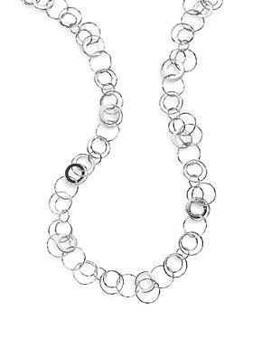 Ippolita Sterling Silver Classico Hammered Jet Set Chain Necklace, 37