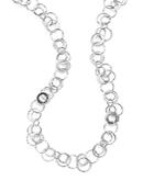 Ippolita Sterling Silver Classico Hammered Jet Set Chain Necklace, 37