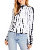 Bb Dakota Dye Oh My Mock Neck Top
