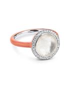Ippolita Sterling Silver Lollipop Clear Quartz, Mother-of-pearl & Diamond Carnevale Ring