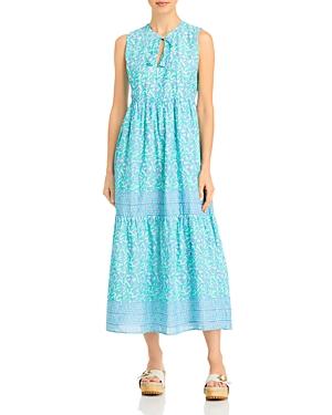Vineyard Vines Guana Sleeveless Floral Print Midi Dress