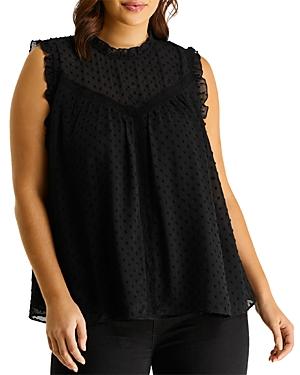 Estelle Plus Florence Clip Dot Top