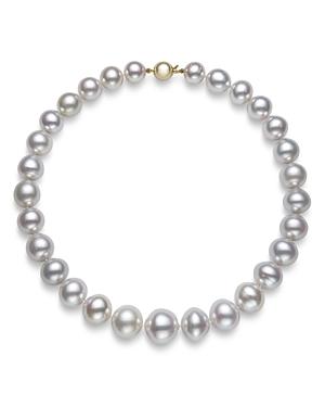 Bloomingdale's White South Sea Pearl Collar Necklace In 14k Yellow Gold, 17.5 - 100% Exclusive