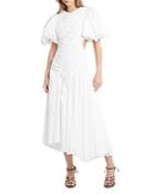 Aje Siren Drawstring Midi Dress