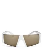 Versace Men's Mirrored Shield Sunglasses, 60mm