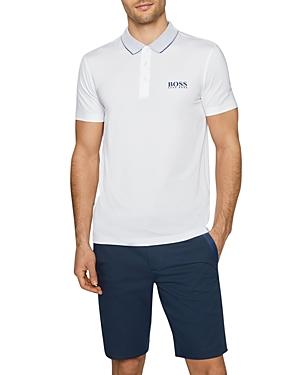 Boss Pauletech Logo Print Slim Fit Polo Shirt
