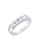 Bloomingdale's Princess-cut Diamond 5-stone Band In 14k White Gold, 2.0 Ct. T.w. - 100% Exclusive