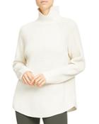 Theory Cashmere Ribbed Turtleneck Sweater