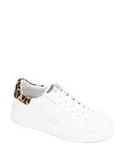 Kenneth Cole Women's Kam Lace Up Leather & Calf Hair Platform Sneakers