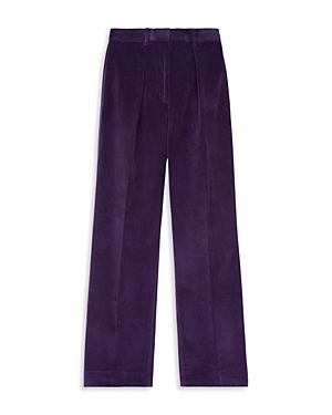 The Kooples Hill Velvet Wide Leg Pants