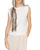 B New York Eco Padded Shoulder Muscle Tee