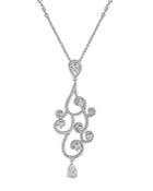 Jankuo Fancy Swirl Drop Necklace - Compare At $58