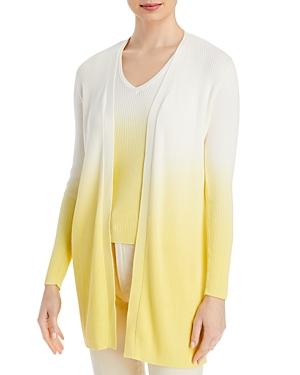 T Tahari Ombre Ribbed Cardigan