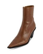 Reike Nen Women's Pointed Toe Cuban Heel Booties