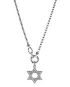 John Hardy Men's Sterling Silver Classic Chain Star Of David Pendant Necklace, 26