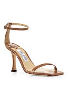 Jimmy Choo Women's Marin 90 High Heel Square Toe Sandals
