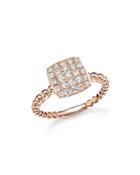 Diamond Beaded Statement Ring In 14k Rose Gold, .50 Ct. T.w. - 100% Exclusive