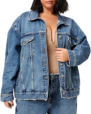 Good American Oversized Trucker Denim Jacket