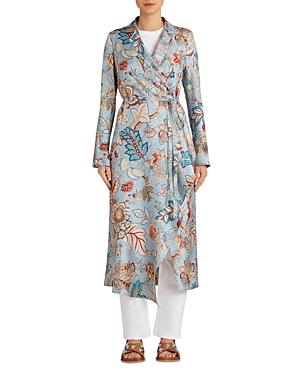 Etro Tie Waist Midi Shirt Dress