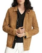 John Varvatos Collection Sheep Skin Regular Fit Workwear Jacket