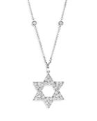 Bloomingdale's Diamond Star Of David Pendant Necklace In 14k White Gold, 18, 1.5 Ct. T.w. - 100% Exclusive