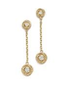 Diamond Love Knot Drop Earrings In 14k Yellow Gold, 0.35 Ct. T.w. - 100% Exclusive