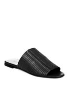 Via Spiga Women's Harlotte Leather Slide Sandals