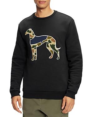 Ted Baker Julius Mib Cotton Camo Greyhound Sweatshirt