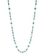 Lauren Ralph Lauren Logo Charm Beaded Strand Necklace, 42