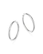 Sterling Silver Endless Tube Hoop Earrings - 100% Exclusive