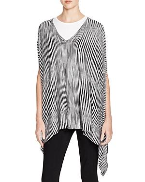 Moon & Meadow Abstract Stripe Poncho