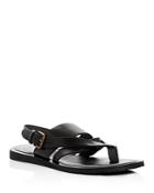 Kenneth Cole Men's Reel-ist Leather Thong Sandals