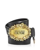 Versace Jeans Couture Men's Embellished Rodeo Buckle Leather Belt