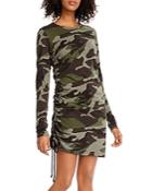 Pam & Gela Camo-printed Ruched Dress - 100% Exclusive