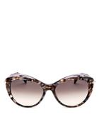 Longchamp Women's Roseau Family Cat Eye Sunglasses, 55mm