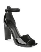 Marc Fisher Ltd. Harlin Patent Leather Ankle Strap Sandals