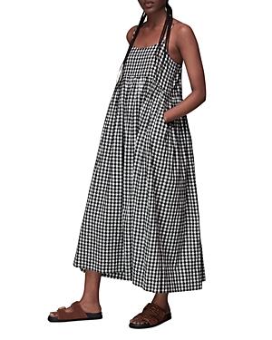 Whistles Carmen Gingham Trapeze Maxi Dress