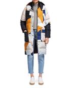 Whistles Ash Printed Quilted Coat