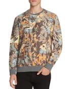 Sol Angeles Camo And Floral Print Sweatshirt