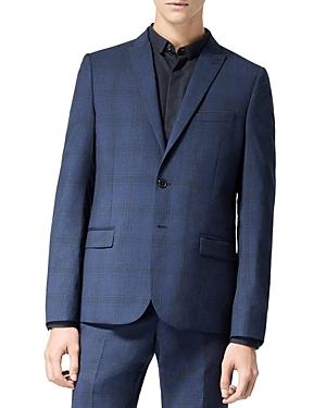 The Kooples Plaid Navy Blazer