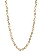 Roberto Coin 18k White And Yellow Gold New Barocco Diamond Necklace, 16