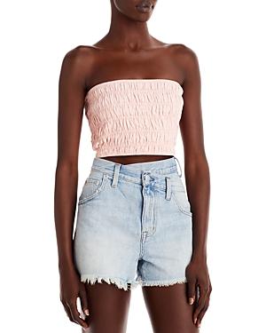 Aqua Smocked Tube Top - 100% Exclusive