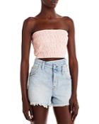 Aqua Smocked Tube Top - 100% Exclusive