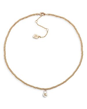Ralph Lauren Two Tone Padlock Pendant Necklace, 16-19
