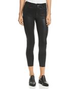 Joe's Jeans The Charlie Coated Ankle Skinny Jeans In Black