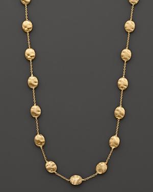 Marco Bicego Siviglia Collection Large Bead Necklace In 18 Kt. Yellow Gold